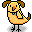 dog birdie icon